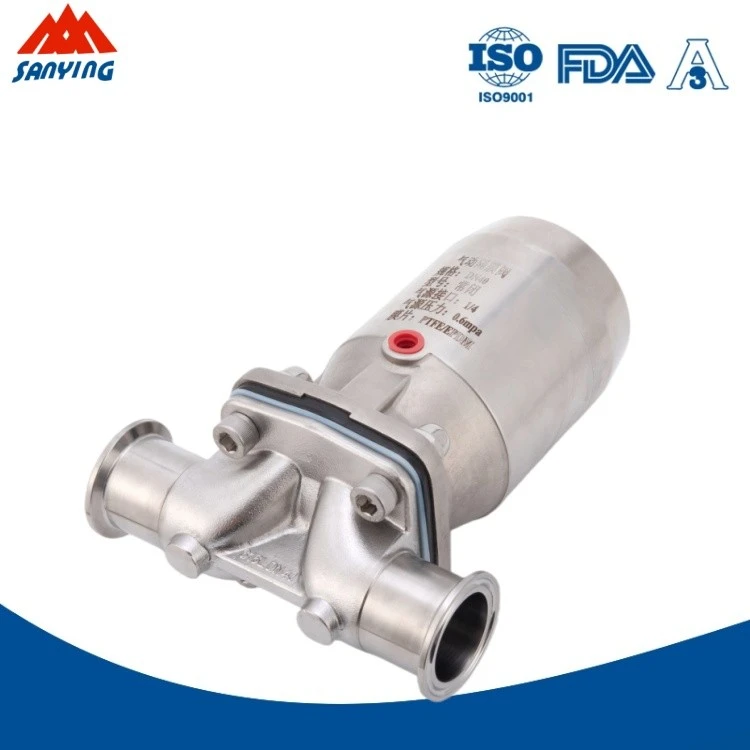 Clamped Pneumatic Straight Sanitary Diaphragm Valve price